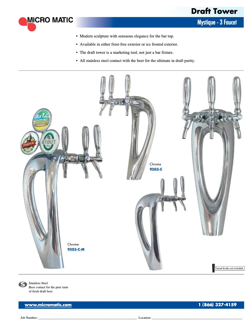 Page 1 de la notice Manuel utilisateur Micro Matic 9503