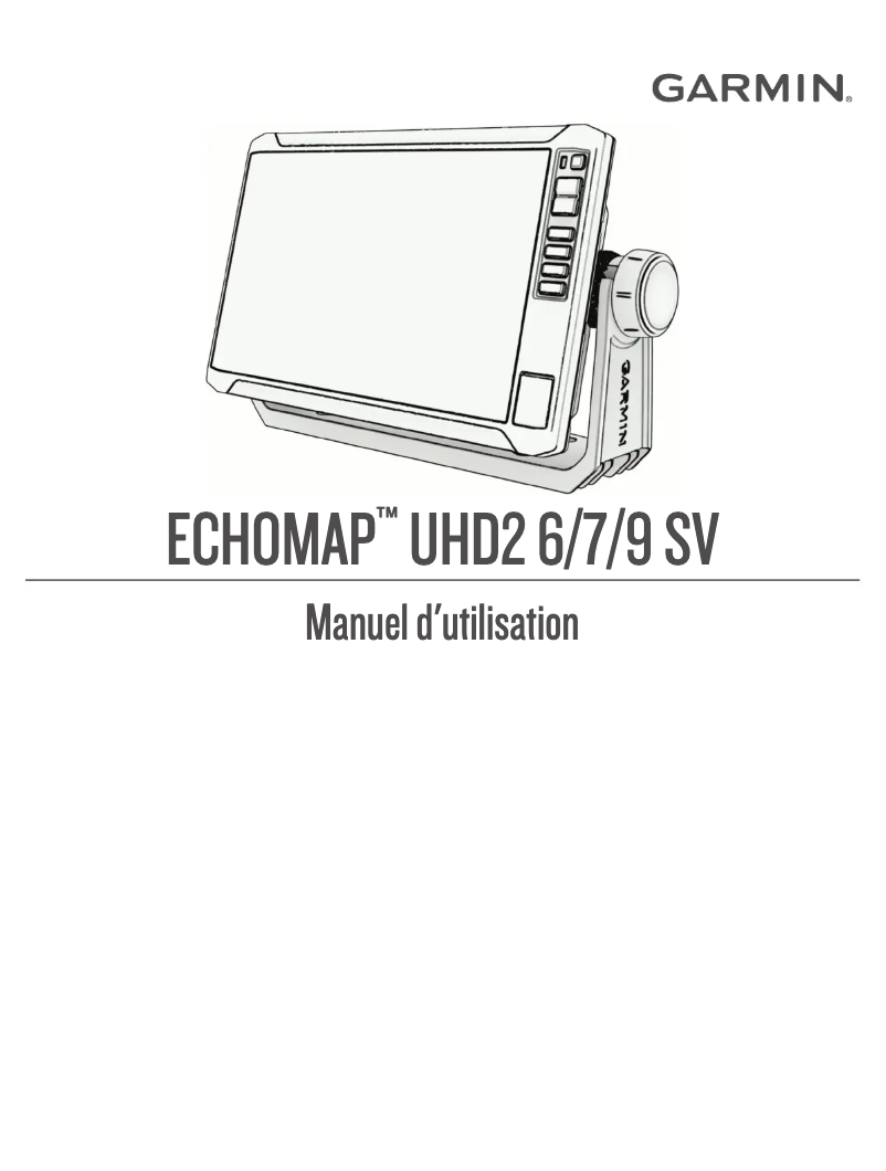 Image de la première page du manuel de l'appareil ECHOMAP UHD2 9 SV