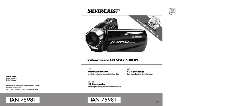 Page 1 de la notice Manuel utilisateur SilverCrest SCAZ 5.00 B2