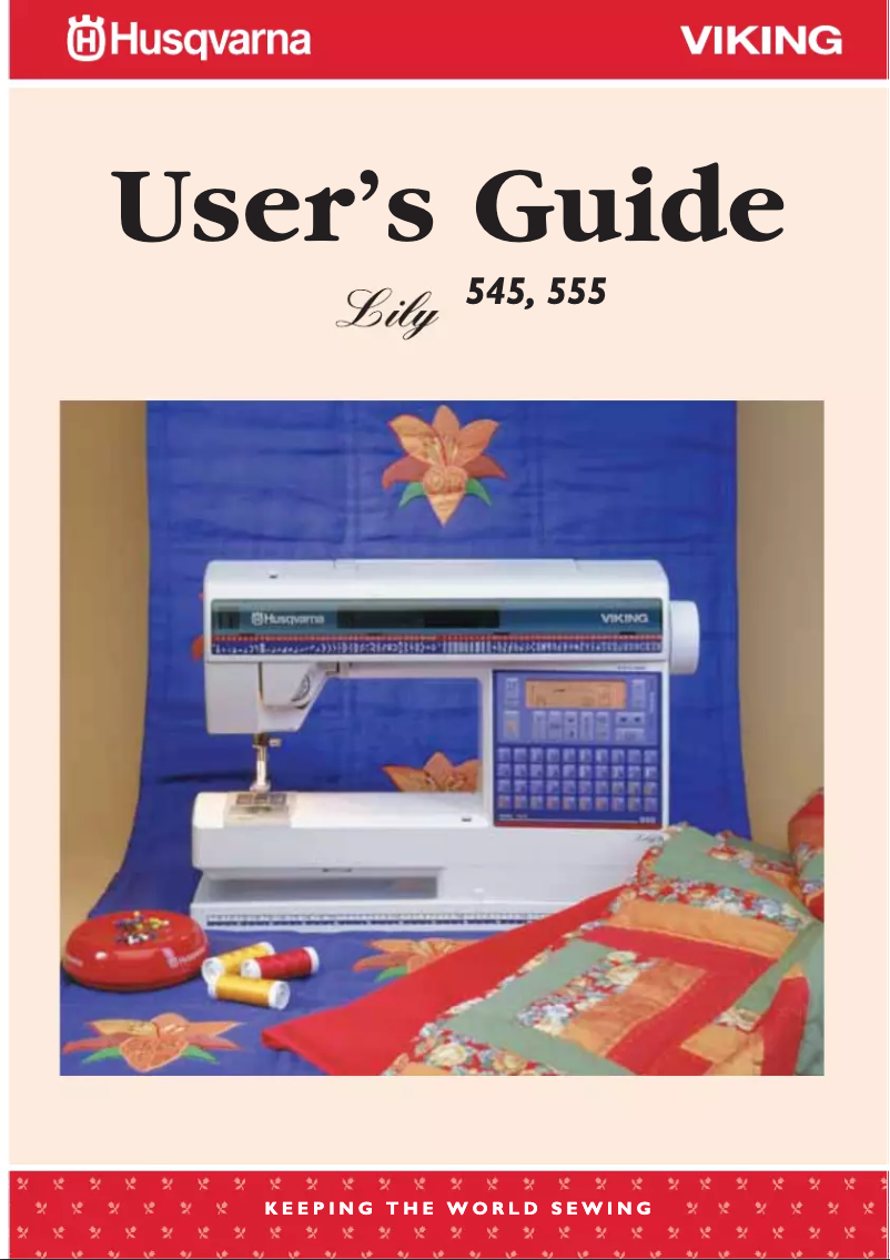Image de la première page du manuel de l'appareil Lily 545