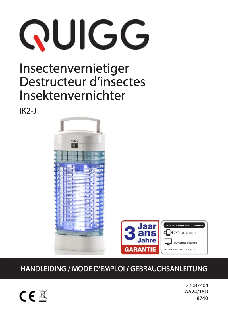 Página 1 del manual Manual de usuario Primo IK2