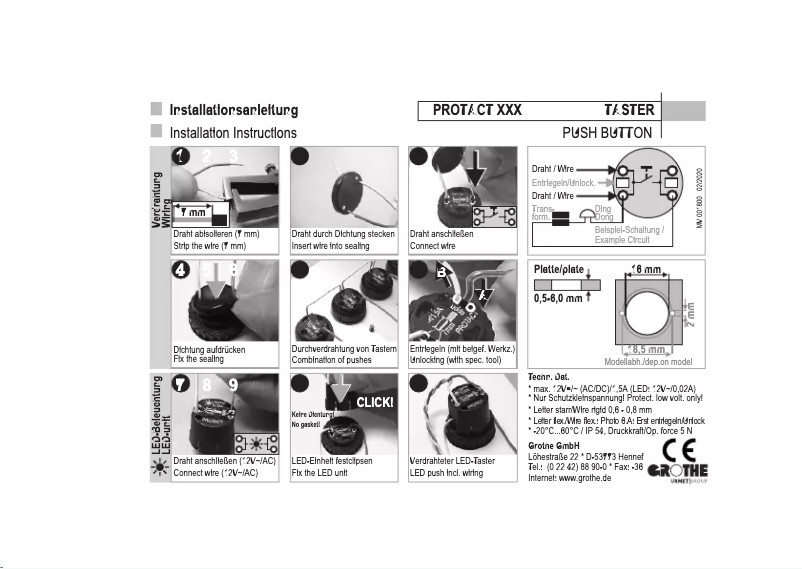 Página 1 del manual Manual de usuario Grothe PROTACT 210 AL