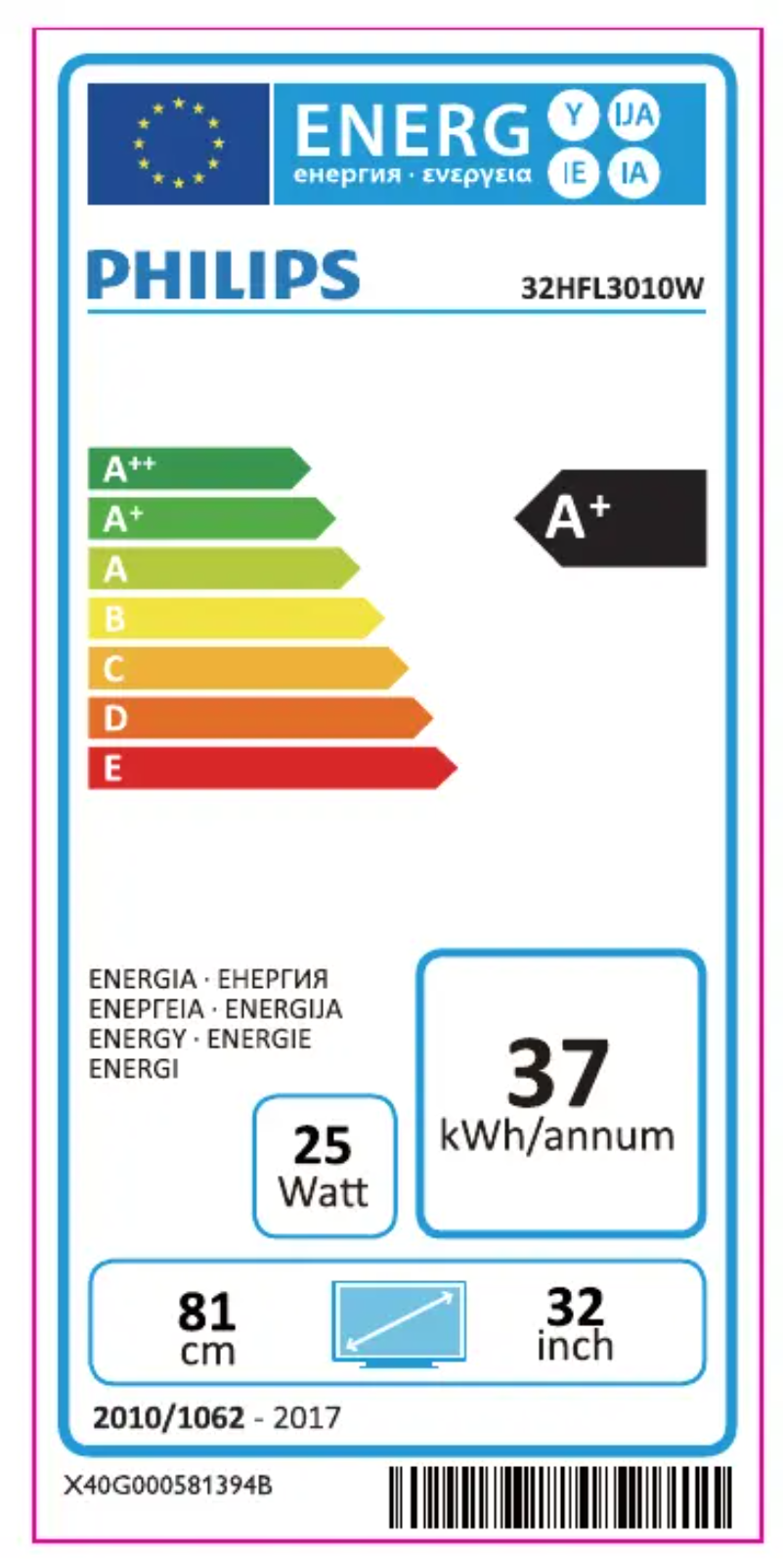 Image de la première page du manuel de l'appareil 32HFL3010W