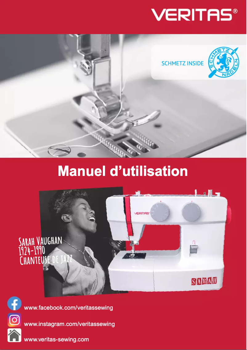 Image de la première page du manuel de l'appareil Sarah