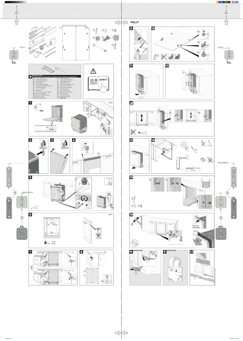 Page 1 of the manual Installation Guide Pelgrim GVW230LS
