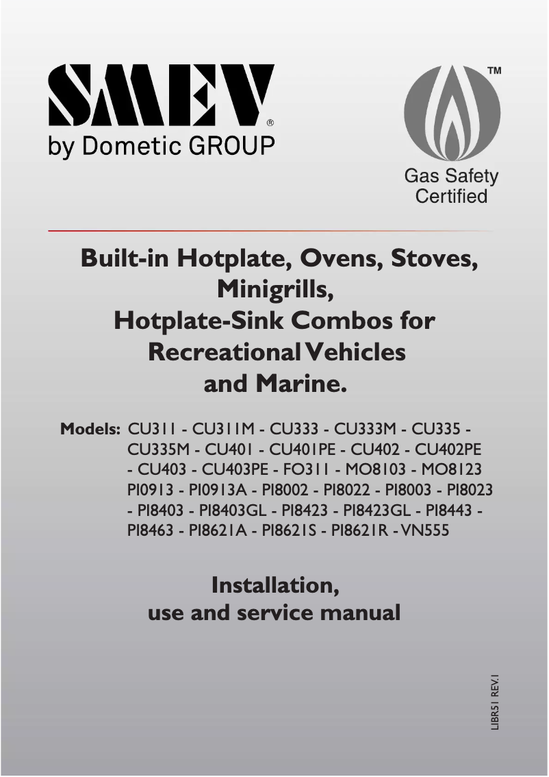 Page n°1 - Manuel utilisateur Smev CU335