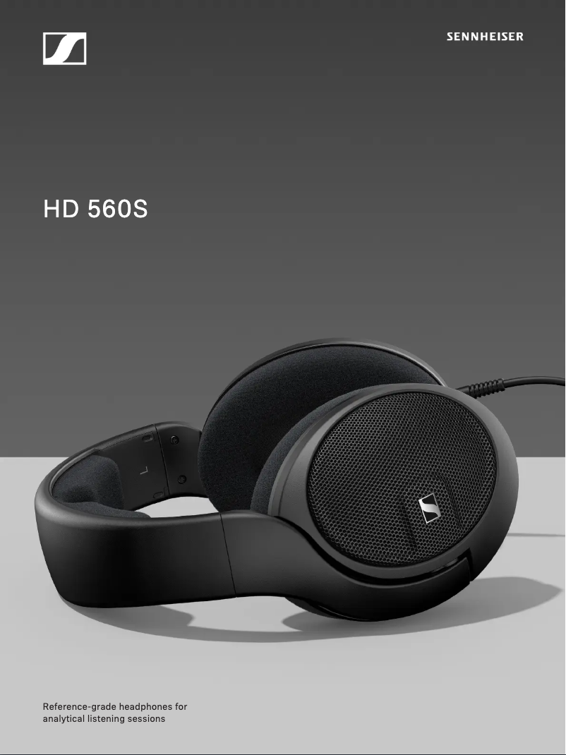 Page n°1 - Fiche technique Sennheiser HD 560S