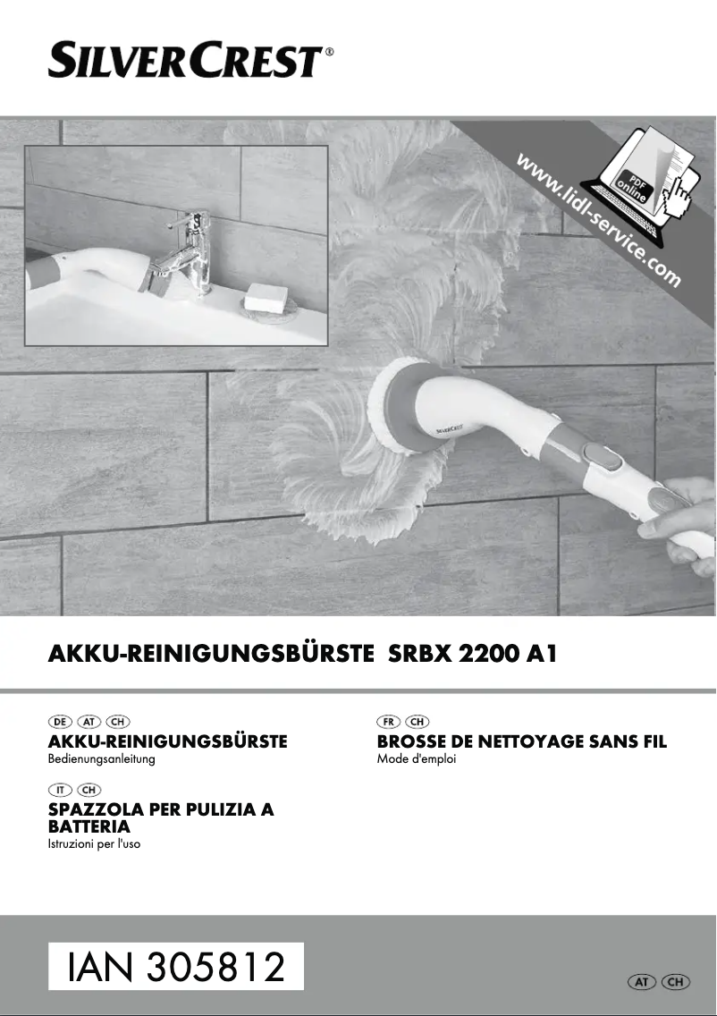 Image de la première page du manuel de l'appareil SRBX 2200 A1
