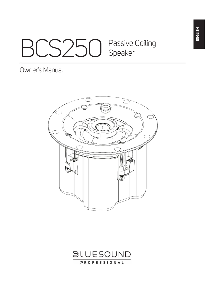 Image de la première page du manuel de l'appareil BCS250