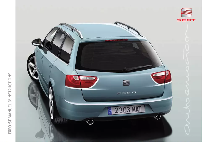 Image de la première page du manuel de l'appareil Exeo ST (2010)