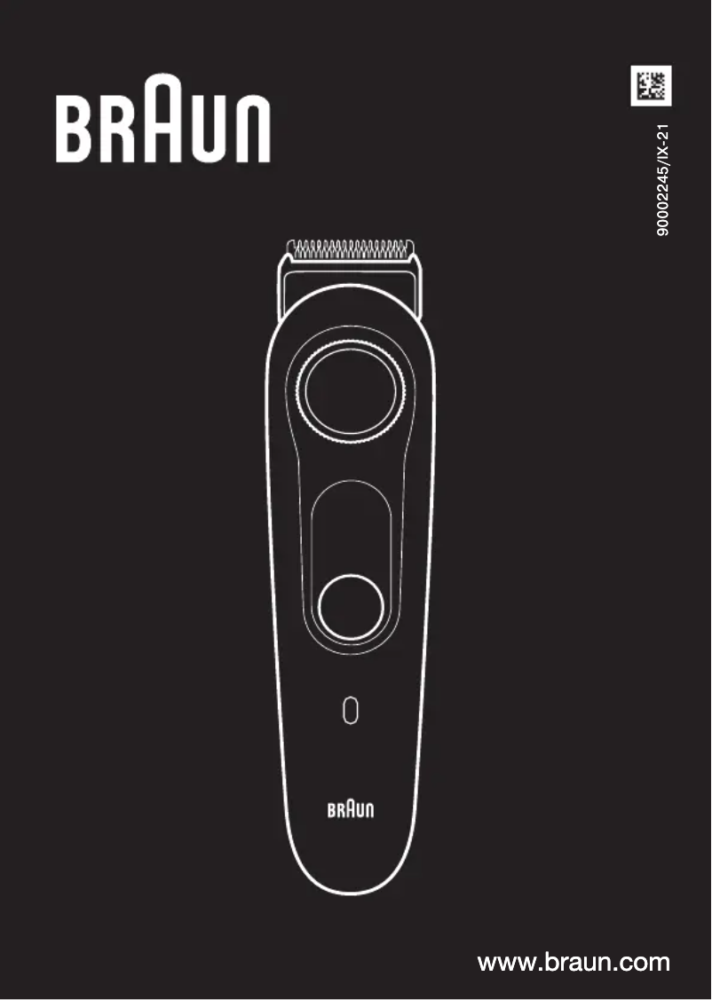 Page 1 de la notice Manuel utilisateur Braun BT3342