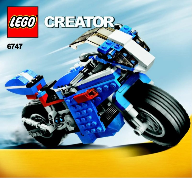 Page n°1 - Manuel utilisateur Lego Creator 6747