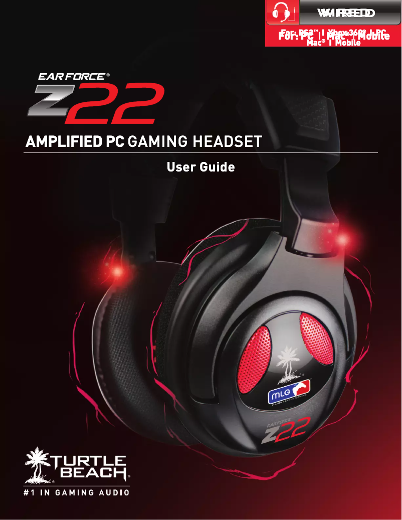 Page n°1 - Manuel utilisateur Turtle Beach Ear Force Z22