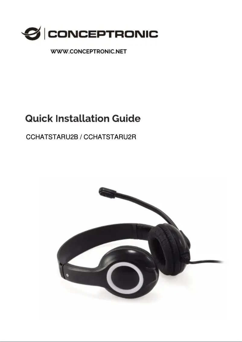 Page 1 de la notice Manuel utilisateur Conceptronic CCHATSTARU2B