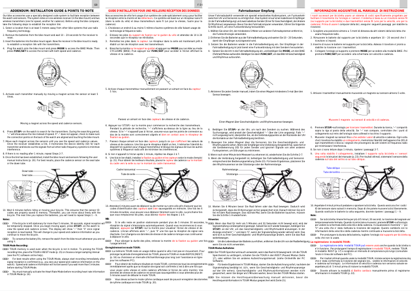 Page n°1 - Manuel utilisateur Oregon Scientific RX 109