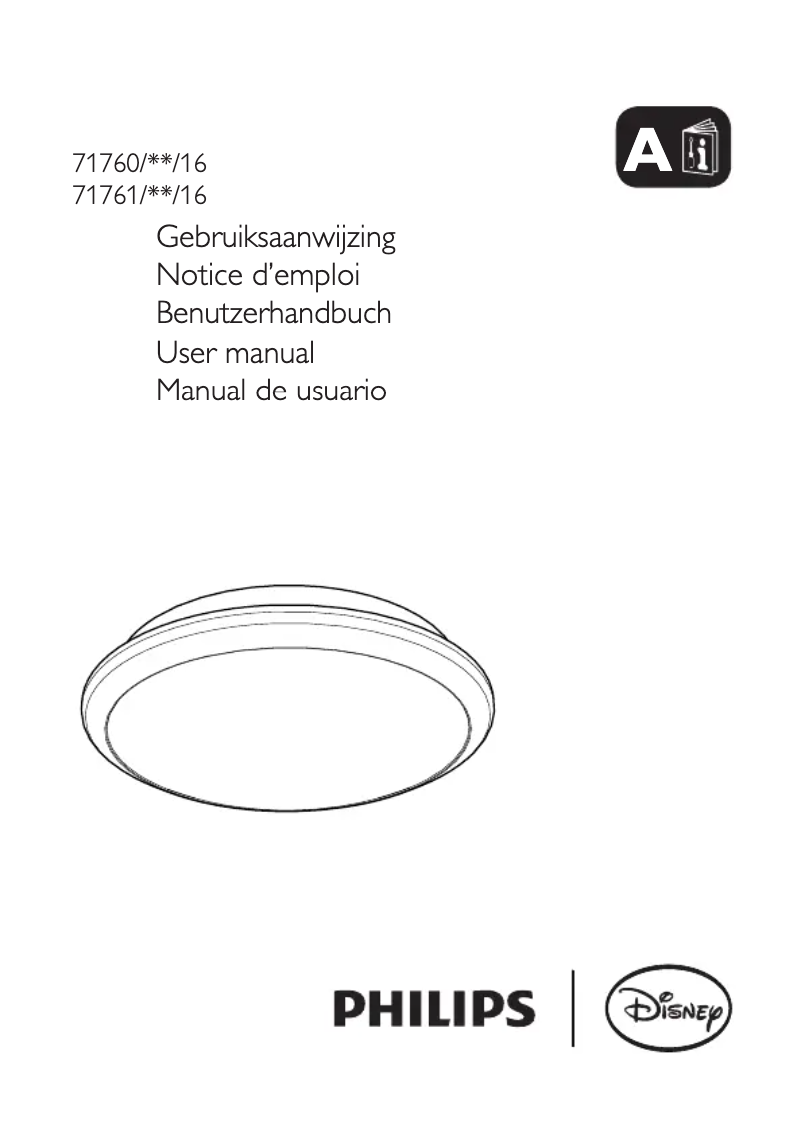 Página 1 del manual Manual de usuario Philips Disney 717602816