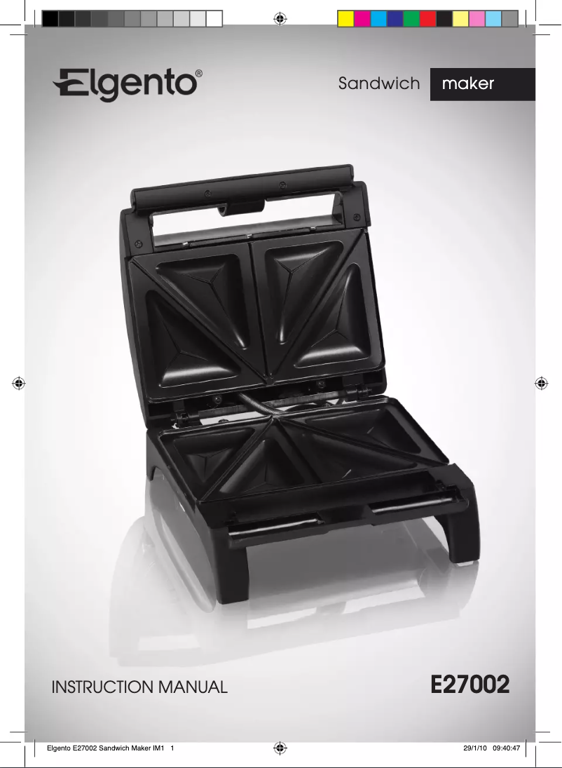 Page 1 de la notice Manuel utilisateur Elgento E27002