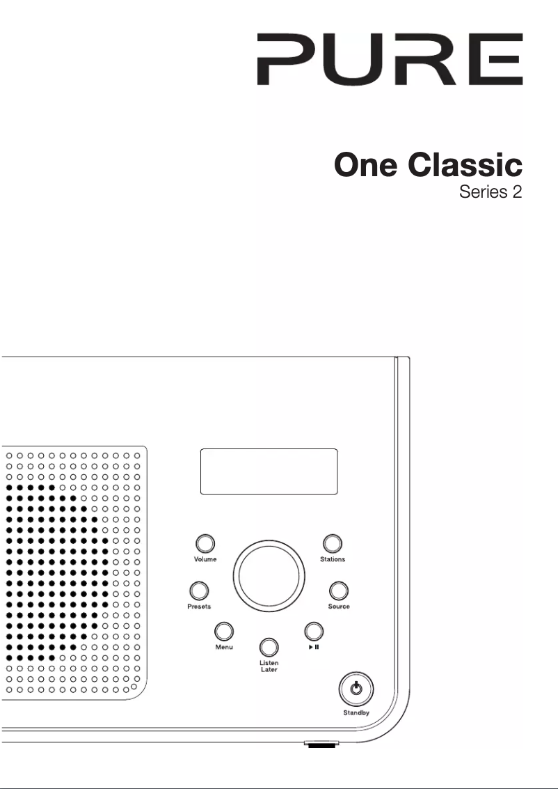 Image de la première page du manuel de l'appareil One Classic Series 2