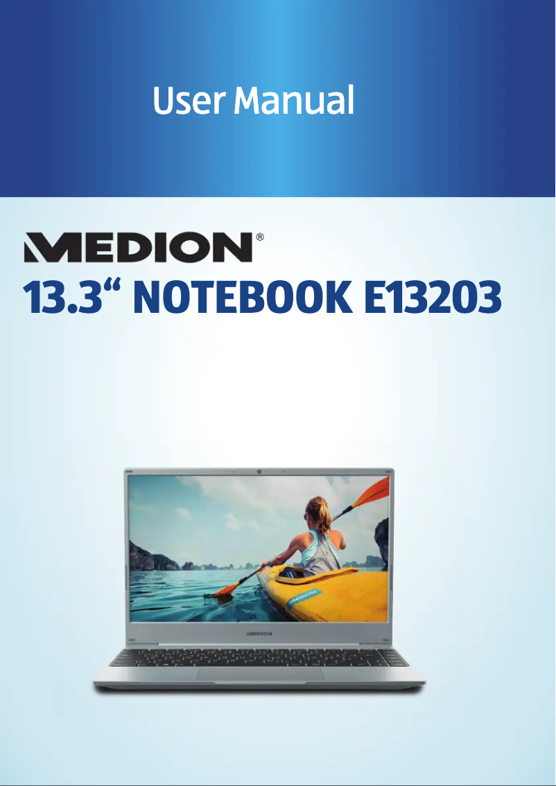 Page 1 de la notice Manuel utilisateur Medion AKOYA E13203 (MD 63915)
