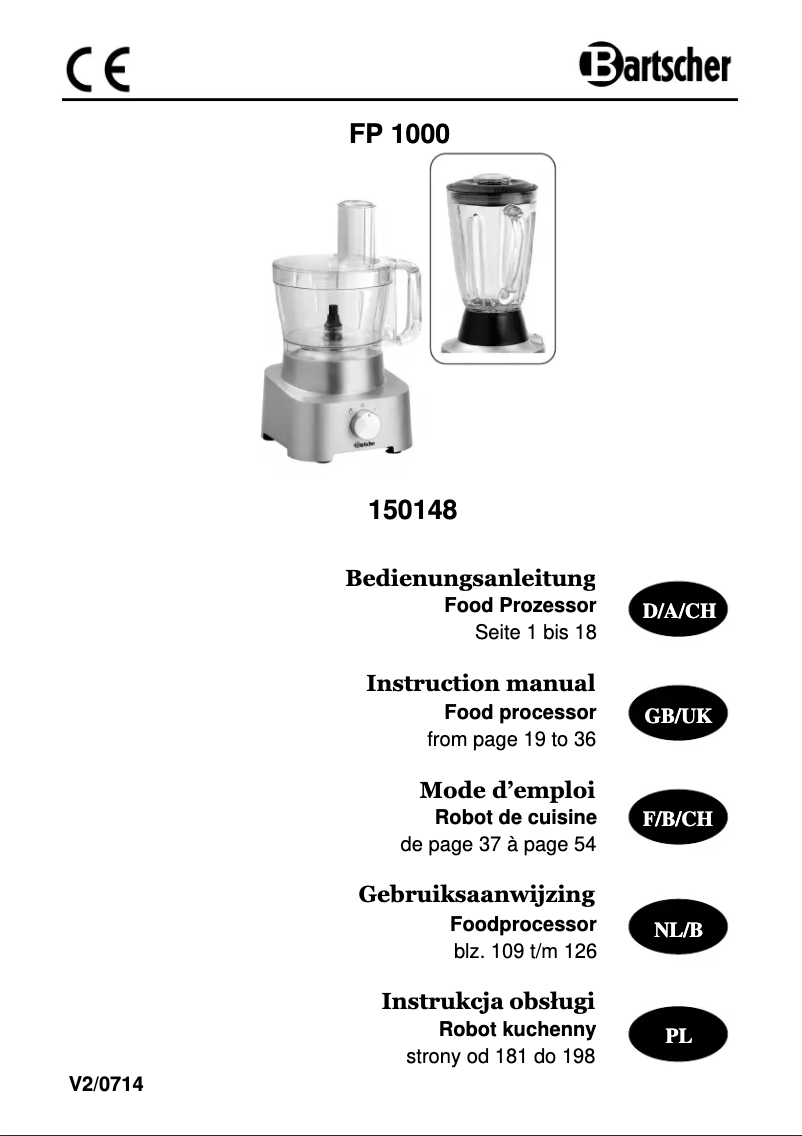 Image de la première page du manuel de l'appareil 150148