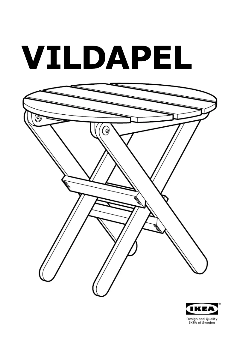 Image de la première page du manuel de l'appareil VILDAPEL 602.372.26