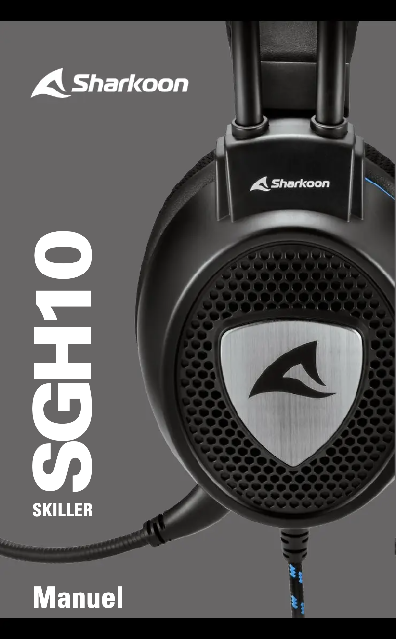 Página 1 del manual Manual de usuario Sharkoon SKILLER SGH10