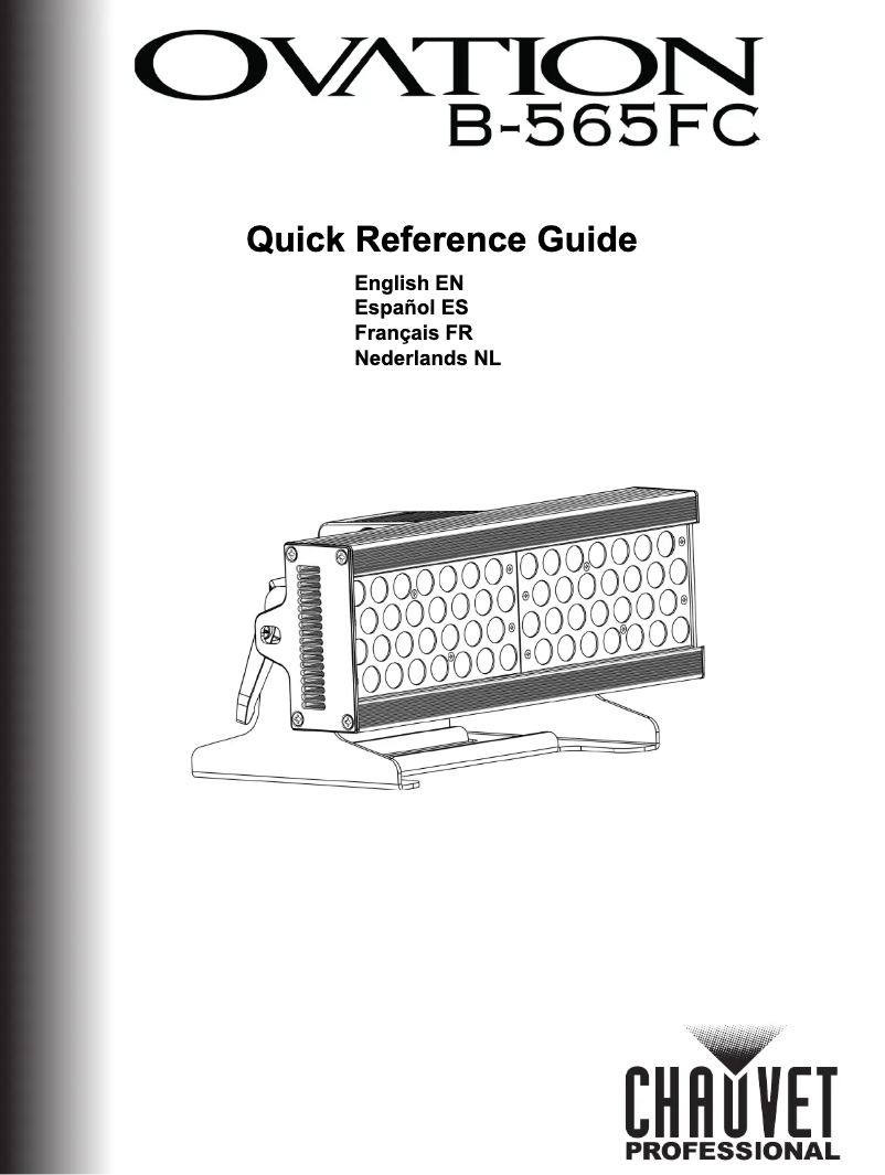 Image de la première page du manuel de l'appareil Ovation B-565FC