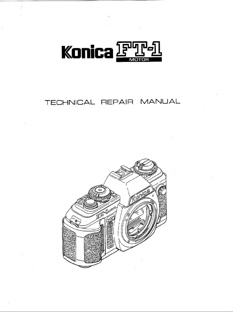 Page n°1 - Manuel utilisateur Konica Minolta FT-1