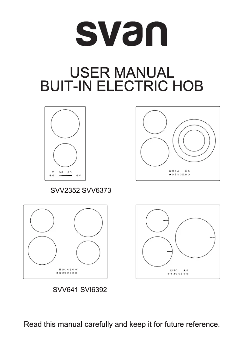 Page 1 de la notice Manuel utilisateur SVAN SVV641