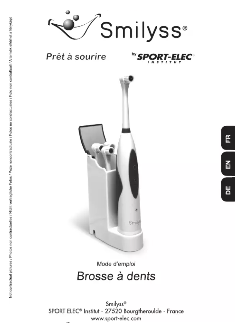 Image de la première page du manuel de l'appareil Smilyss KHET010