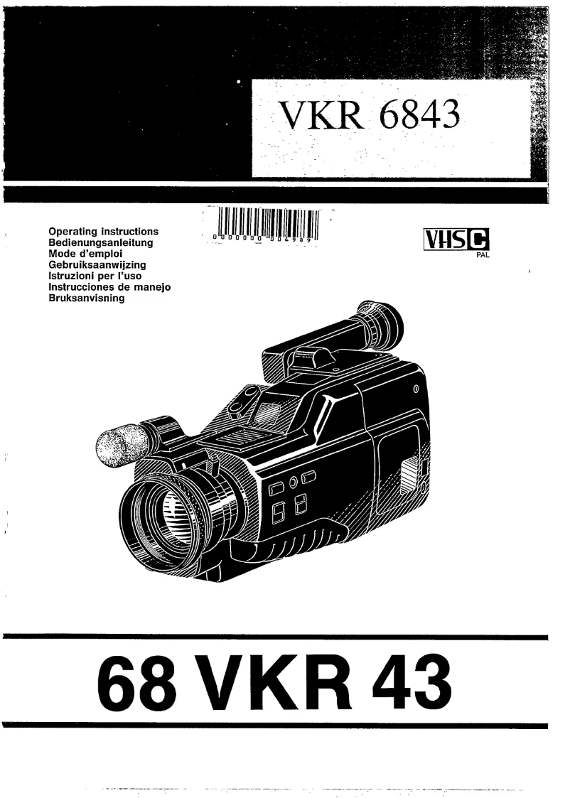Page n°1 - Manuel utilisateur Philips VKR6843