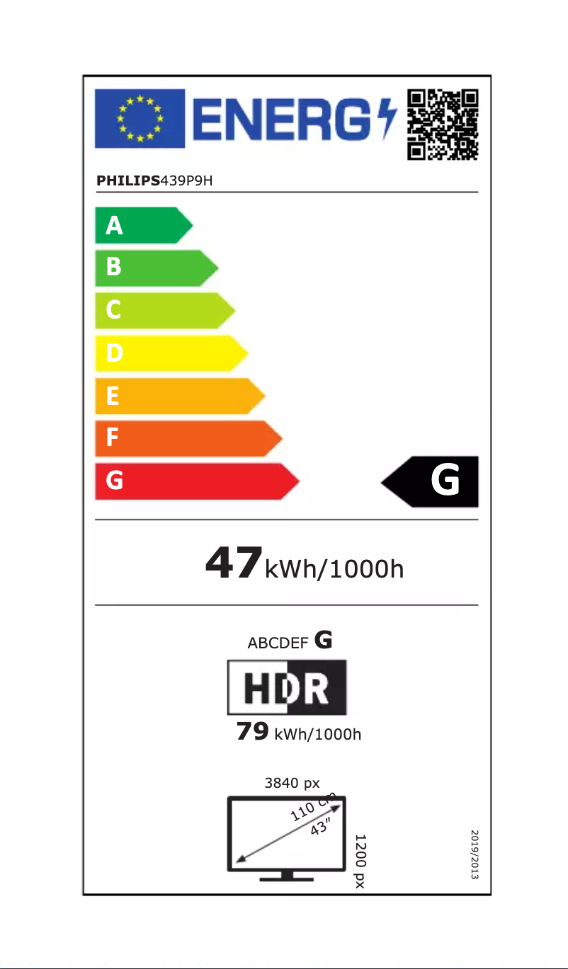 First page image of the manual for Brilliance 439P9H