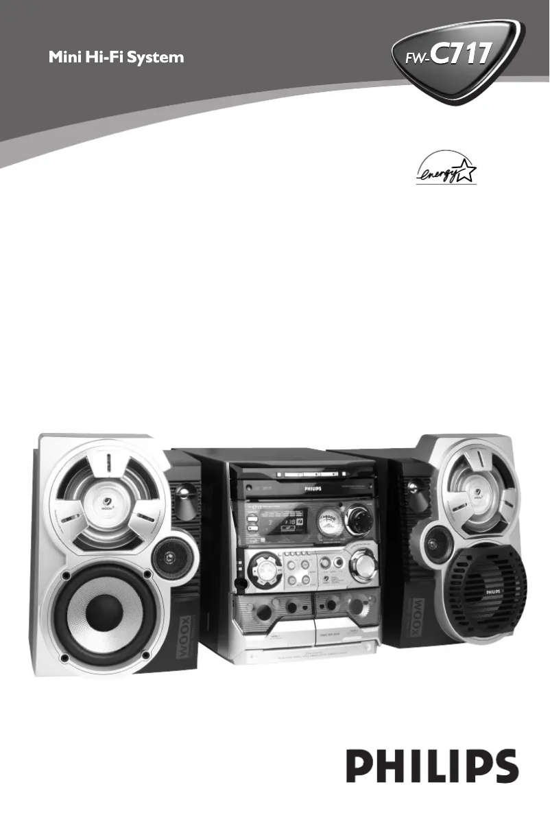 Page 1 de la notice Manuel utilisateur Philips FW-C577