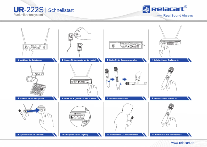 Image de la première page du manuel de l'appareil UH-222D