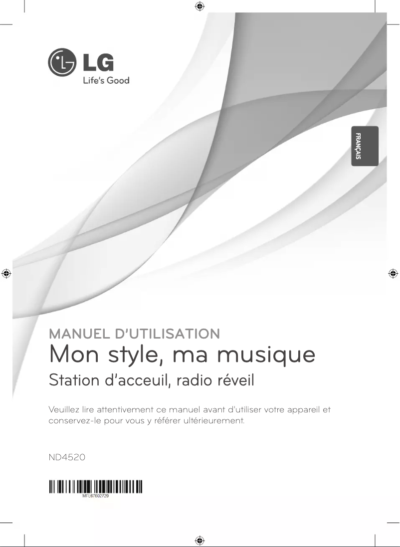 Image de la première page du manuel de l'appareil ND4520