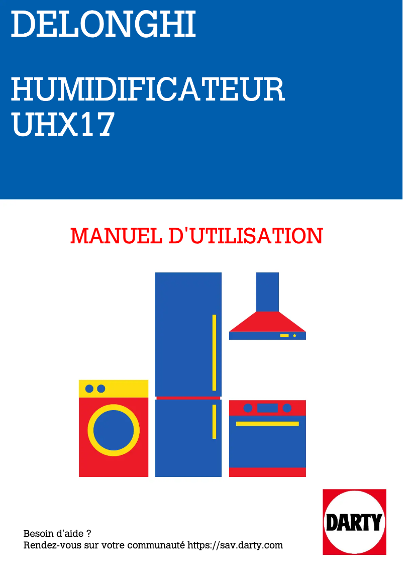 Image de la première page du manuel de l'appareil UHX17