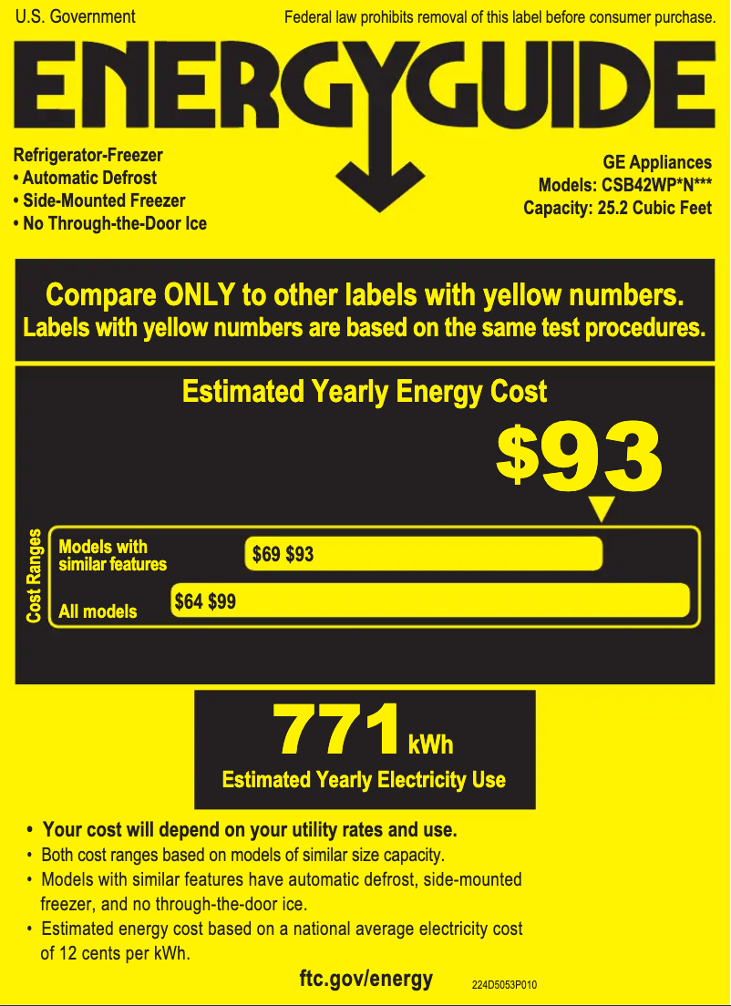 Image de la première page du manuel de l'appareil CSB42WP2NS1