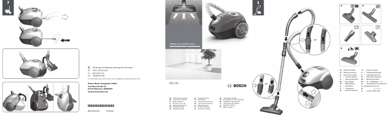 Page n°1 - Manuel utilisateur Bosch BGL35MON4