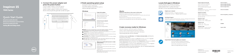 Image de la première page du manuel de l'appareil Inspiron 7547