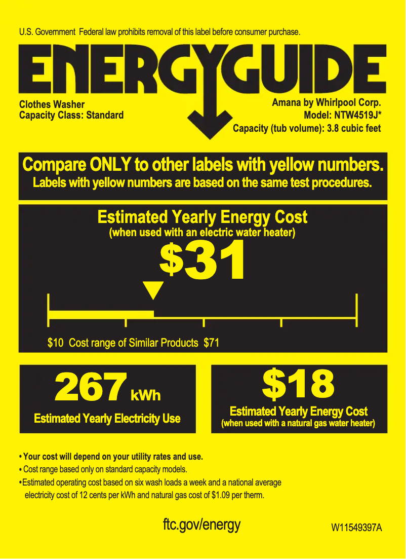Image de la première page du manuel de l'appareil NTW4519JW