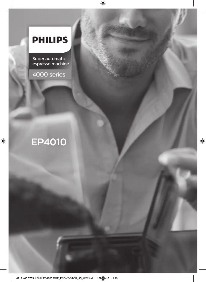 Image de la première page du manuel de l'appareil 4000 series EP4010