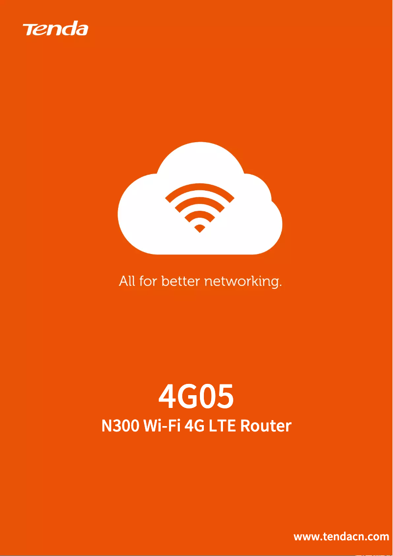 Image de la première page du manuel de l'appareil 4G05