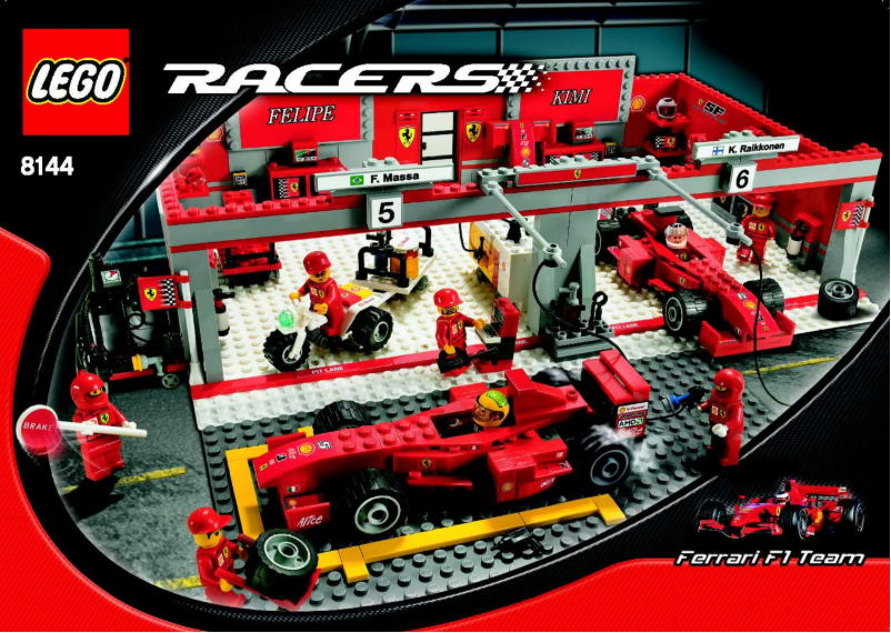 Page 1 de la notice Manuel utilisateur Lego Ferrari 8144