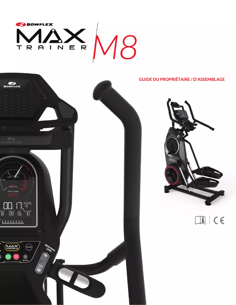 Page 1 de la notice Manuel utilisateur Bowflex Max Trainer M8i