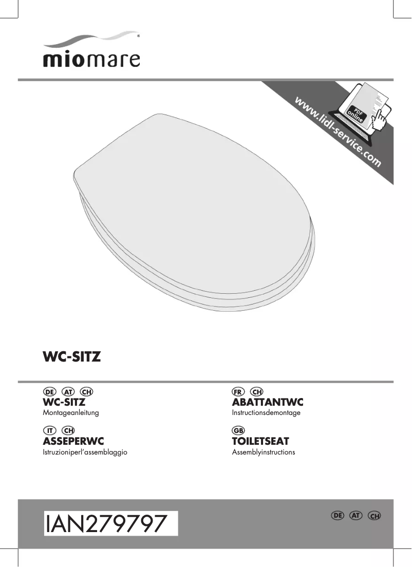 Image de la première page du manuel de l'appareil IAN 279797