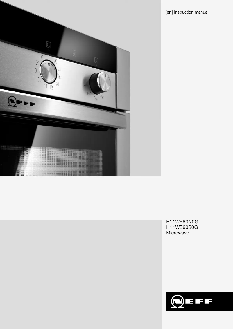 Image de la première page du manuel de l'appareil H11WE60S0G