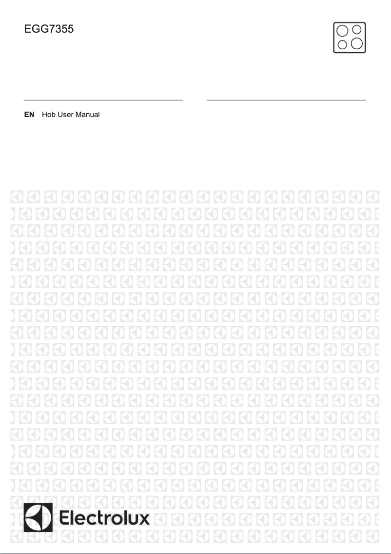 Imagen de la primera página del manual del dispositivo EGG7355NOX