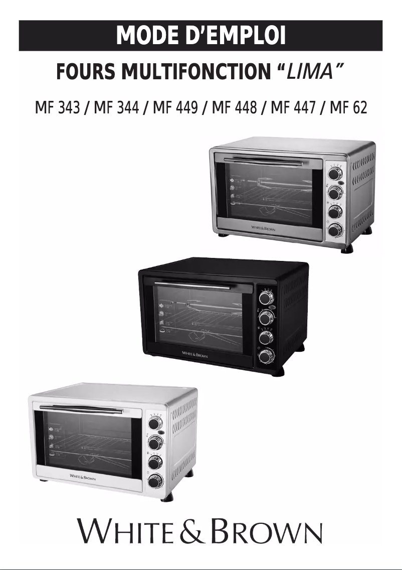 Image de la première page du manuel de l'appareil MF 343