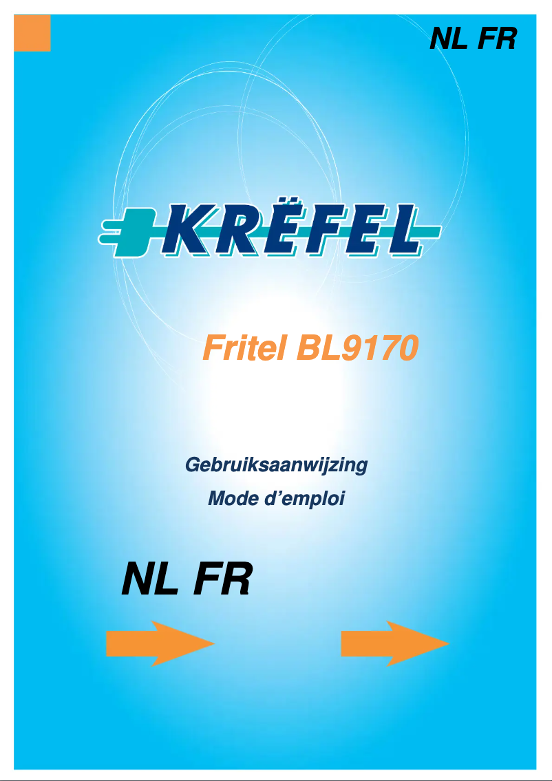 Image de la première page du manuel de l'appareil BL9170 Master