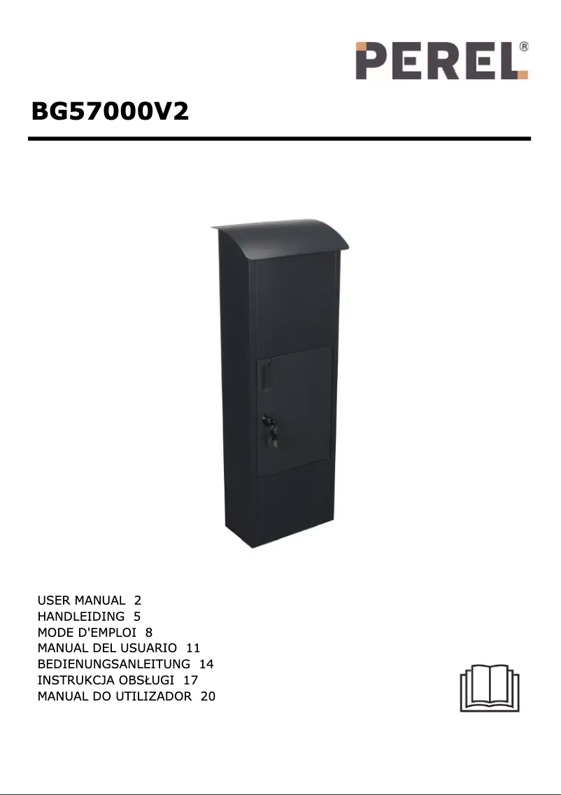 Image de la première page du manuel de l'appareil BG57000V2